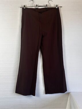Talent Plus Women’s 5XL Brown Wide Leg Pull-On Pants Y2K Minimalist